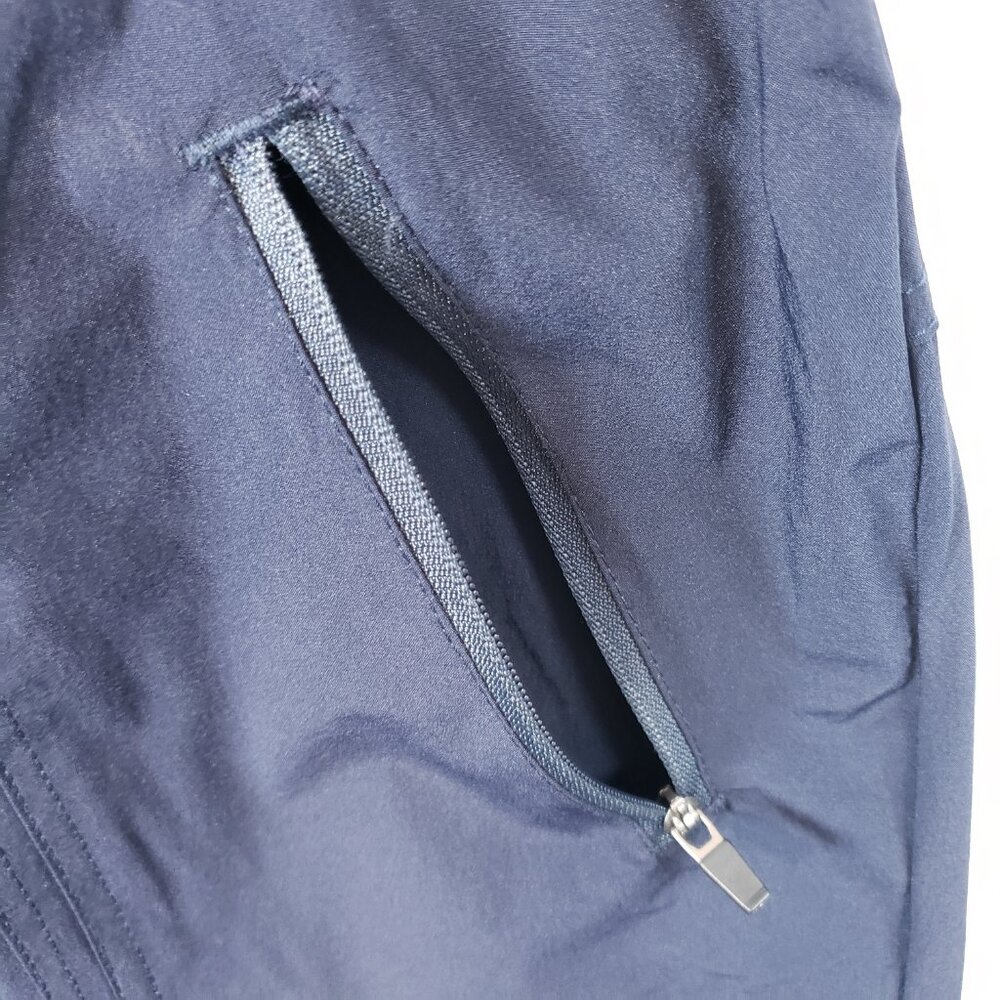 NWT- Kojooin Navy Blue Dri Fit Shorts with Zipper Pockets Size Large L  / A24 - Picture 3 of 7